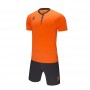 Комплект футбольной формы Kelme VALENCIA JR 3893047.9999 детский цвет: оранжевый/серый