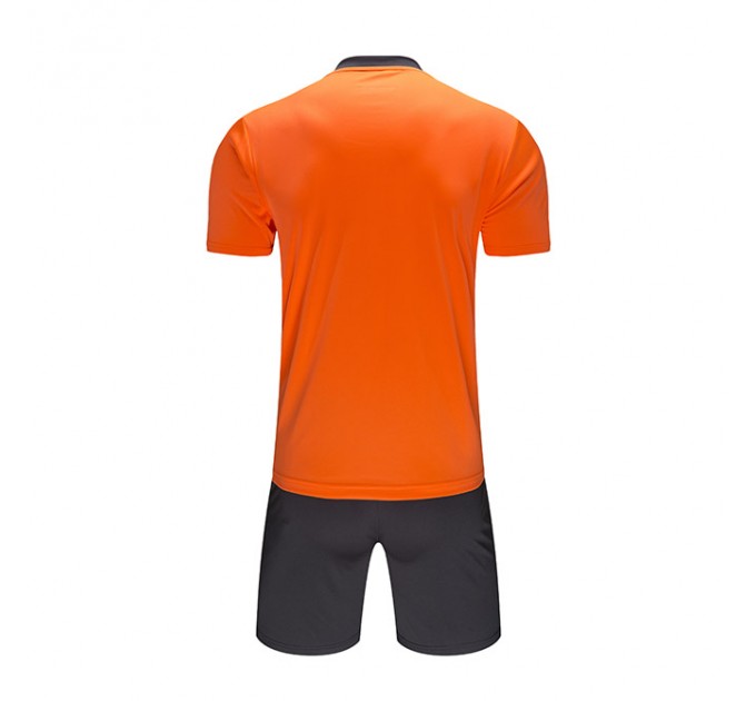 Комплект футбольной формы Kelme VALENCIA JR 3893047.9999 детский цвет: оранжевый/серый