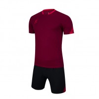 Комплект футбольної форми Kelme 3801099.9669 колір: бордовий/чорний