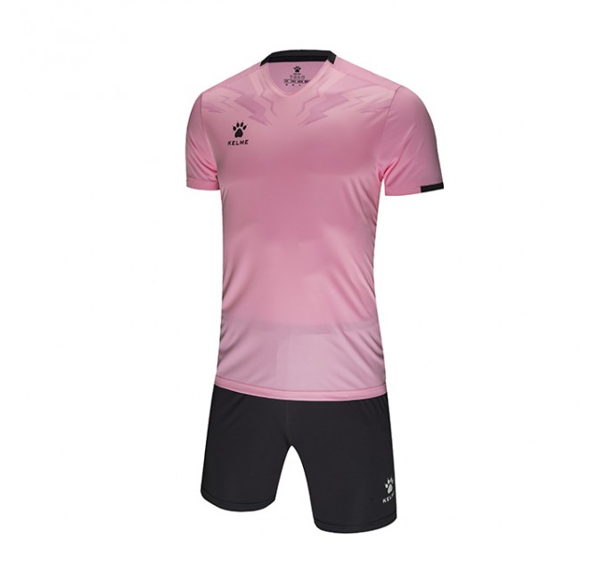 Комплект футбольної форми Kelme 3891049.9681 колір: рожевий/чорний