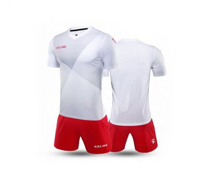 Комплект футбольной формы Kelme LIGA 3981509.9107 цвет: белый/красный