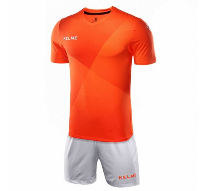 Комплект футбольной формы Kelme LIGA 3981509.9910 цвет: оранжевый/белый
