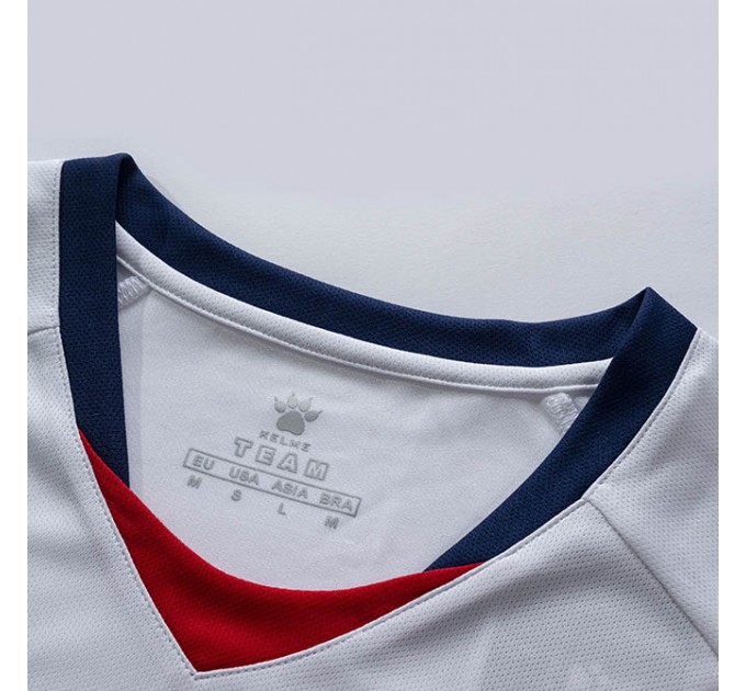 Комплект футбольної форми Kelme 3801096.9107 колір: білий/синій