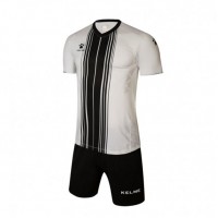 Комплект футбольної форми Kelme 3991536.9103 колір: білий/чорний