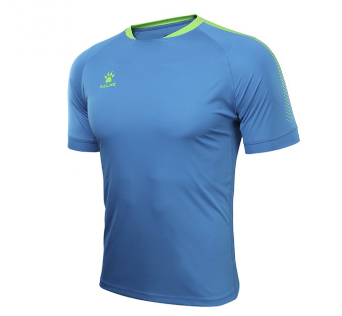 Футболка игровая Kelme KUZA K15Z201D.9945 цвет: голубой/салатовый