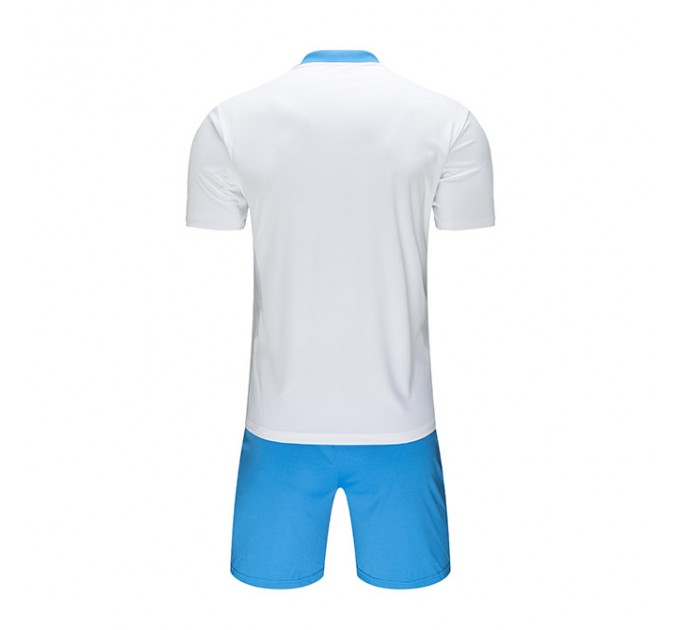 Комплект футбольной формы Kelme VALENCIA JR 3893047.9113 детский цвет: белый/голубой
