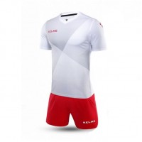 Комплект футбольної форми Kelme LIGA 3981509.9107 колір: білий/червоний