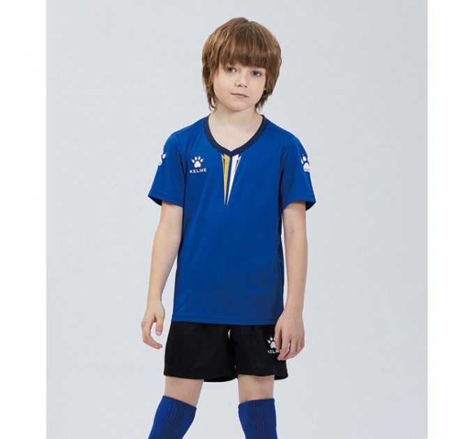Комплект футбольної форми Kelme VALENCIA JR 3893047.9409 дитячий колір: синій/білий