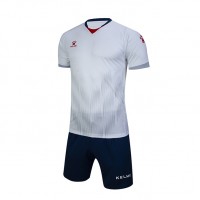 Комплект футбольной формы Kelme 3801096.9107 цвет: белый/синий
