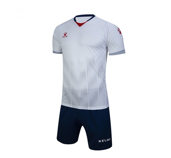Комплект футбольной формы Kelme 3801096.9107 цвет: белый/синий