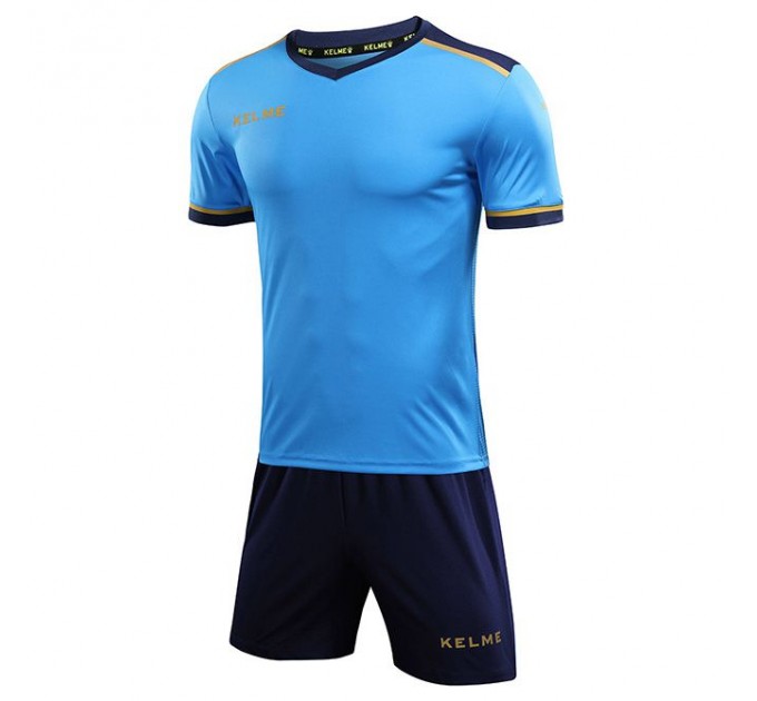 Комплект футбольной формы Kelme SEGOVIA JR 3873001.9996 детский цвет: синий