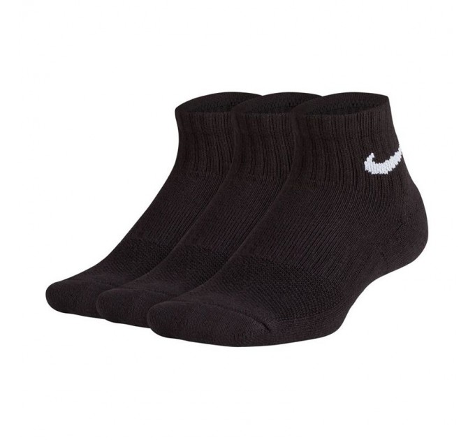 Nike JR Performance Cushioned Quarter 3Pak skarpety niskie 010