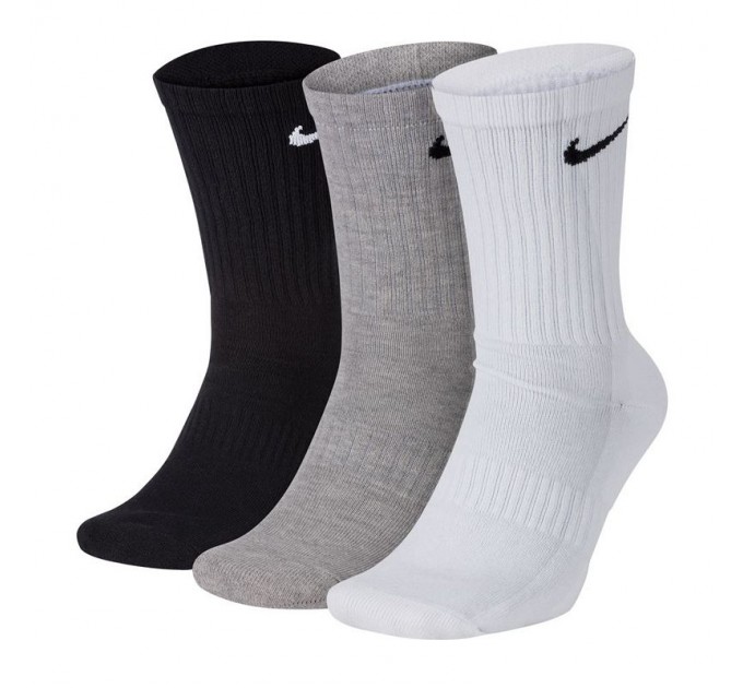 Nike Everyday Cushion Crew 3Pak skarpety wysokie 901