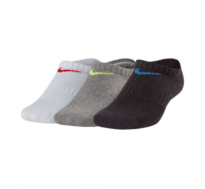 Nike JR Cushioned 3Pak skarpety niskie 906