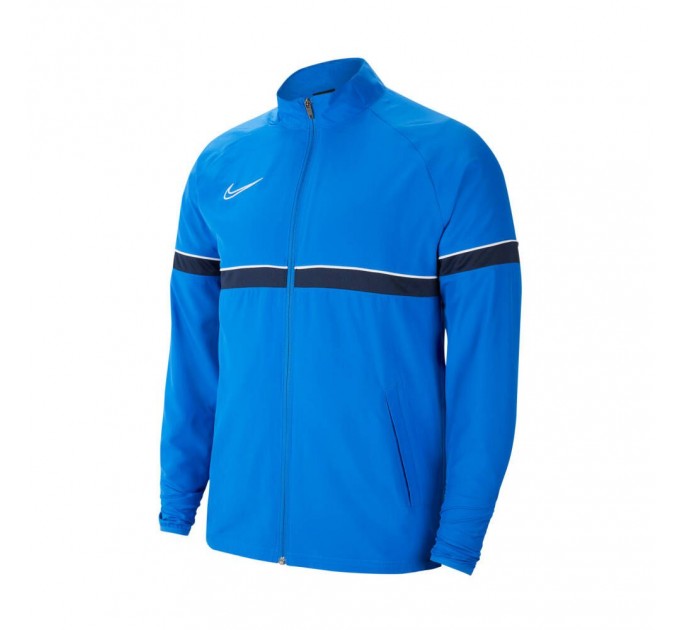 Парадная кофта Nike Dri-FIT Academy 21 FZ Woven CW6118-463 цвет: синий