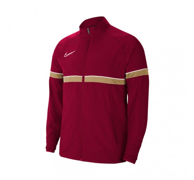 Парадная кофта Nike Dri-FIT Academy 21 FZ Woven CW6118-677 цвет: бордовый