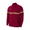 Парадная кофта Nike Dri-FIT Academy 21 FZ Woven CW6118-677 цвет: бордовый