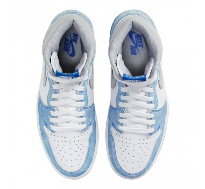 Кроссовки Jordan 1 Retro High Hyper Royal Smoke Grey 555088-402
