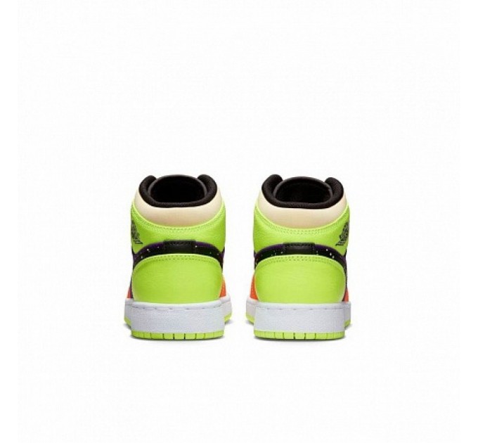 Кроссовки Кроссовки Nike Air Jordan 1 Mid Volt/Vivid Orange Multicolour FD8795-700