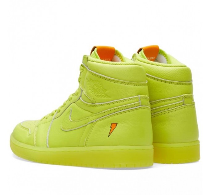 Кроссовки Jordan 1 Retro Gatorade Cyber ​​Yellow AJ5997-345