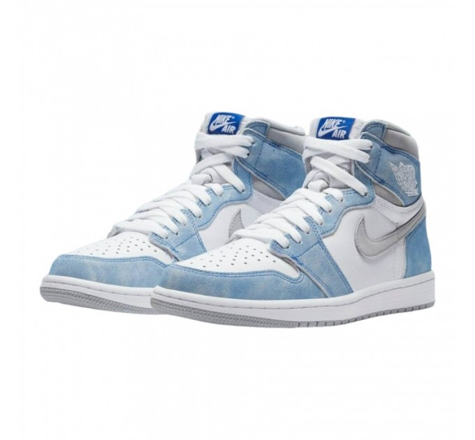 Кроссовки Jordan 1 Retro High Hyper Royal Smoke Grey 555088-402