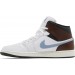 Кроссовки Air Jordan 1 Retro Mid Se 'Brown Blue Grey' FQ7831-142