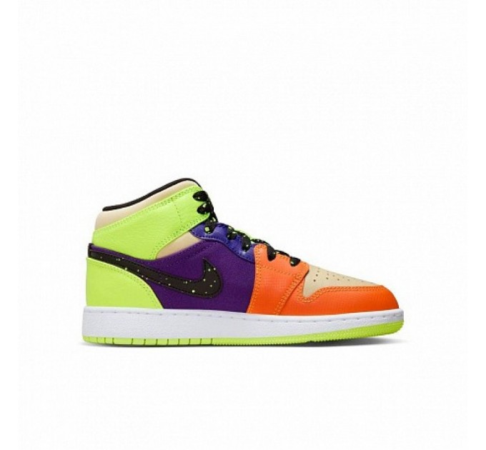 Кроссовки Кроссовки Nike Air Jordan 1 Mid Volt/Vivid Orange Multicolour FD8795-700