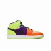 Кроссовки Кроссовки Nike Air Jordan 1 Mid Volt/Vivid Orange Multicolour FD8795-700