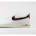 Кроссовки Nike Air Force 1 Low '07 Lv8 Tartan Plaid White University Red DV0789-100