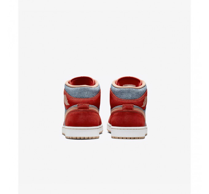 Кроссовки Nike Air Jordan 1 Mid Denim Red DM4352-600