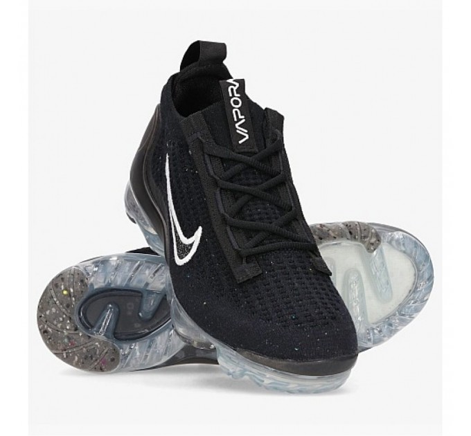 Кроссовки Nike Air Vapormax 2021 Fk Black Metallic Silver (W) DC4112-002