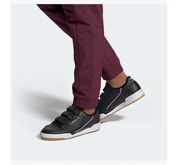 Кроссовки Adidas Continental 80 Core Black Maroon EE5360