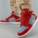 Кроссовки Nike Air Jordan 1 Mid Denim Red DM4352-600