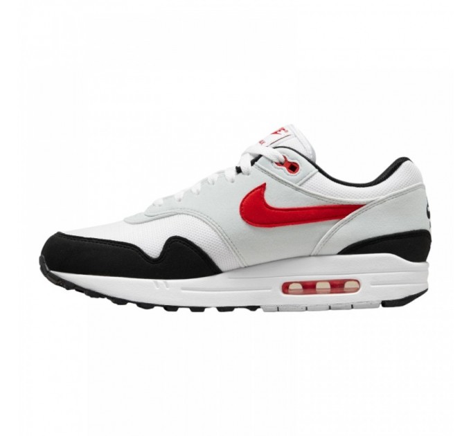 Кроссовки Nike Air Max 1 "White/Pure Platinum/Black/University Red" FD9082-101