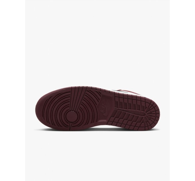 Кроссовки Jordan 1 Low White Bordeaux 553558-615