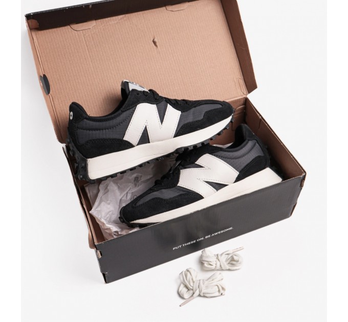 Кроссовки Мужские New Balance Figs X 327 Black/Grey U327Fb 37 U327FB