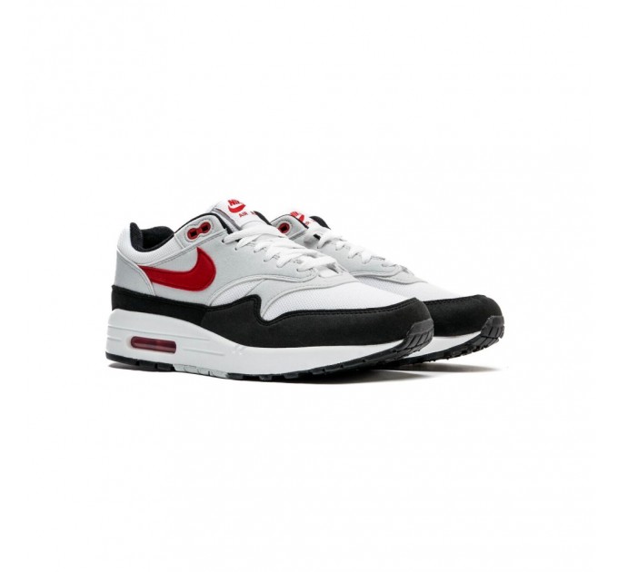Кроссовки Nike Air Max 1 "White/Pure Platinum/Black/University Red" FD9082-101