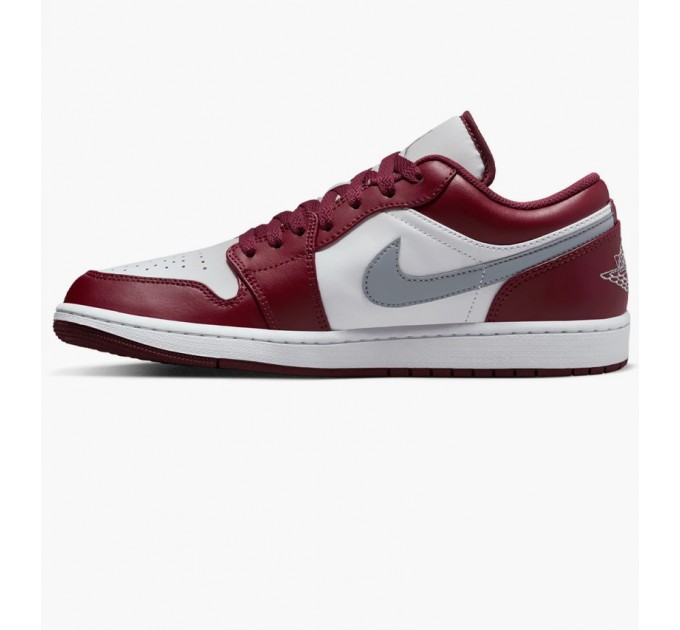Кроссовки Jordan 1 Low White Bordeaux 553558-615
