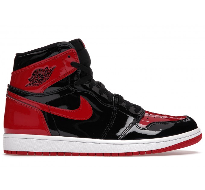 Кроссовки Jordan 1 Retro High Og Patent Bred 555088-063