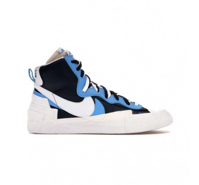 Кроссовки Nike Blazer Mid Sacai Black Blue BV0072-001