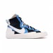 Кроссовки Nike Blazer Mid Sacai Black Blue BV0072-001