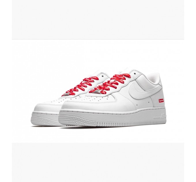 Кроссовки Nike Air Force 1 Low Supreme White CU9225-100