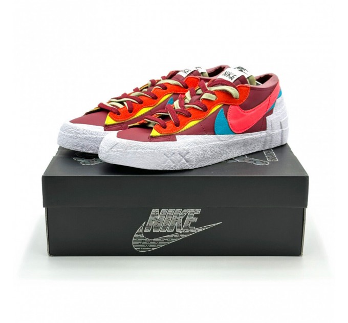 Кроссовки Nike Blazer Low Sacai Kaws Red DM7901-600