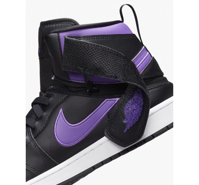 Кроссовки Jordan 1 High Flyease Black Bright Violet CQ3835-051