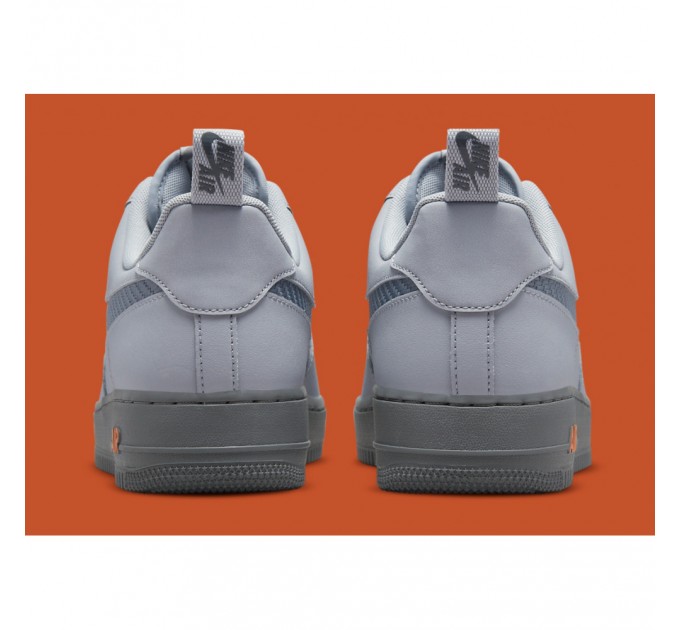Кроссовки Nike Air Force 1 Low Wolf Grey Kumquat DR0155-001
