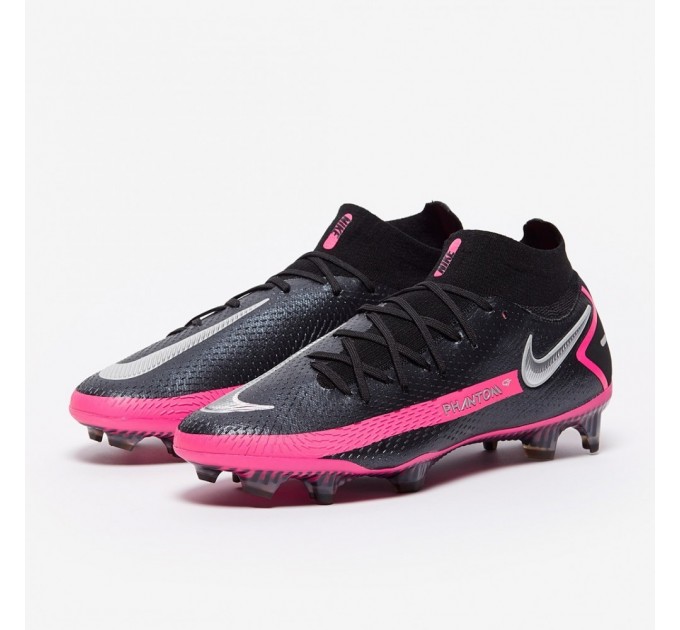 Кроссовки Nike Phantom Gt Elite Df Fgblack Pink Blast CW6589-006