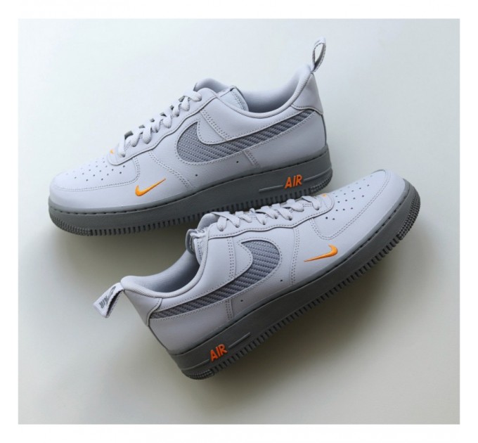 Кроссовки Nike Air Force 1 Low Wolf Grey Kumquat DR0155-001