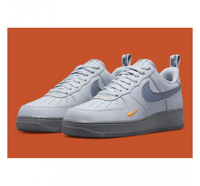 Кроссовки Nike Air Force 1 Low Wolf Grey Kumquat DR0155-001