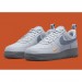 Кроссовки Nike Air Force 1 Low Wolf Grey Kumquat DR0155-001
