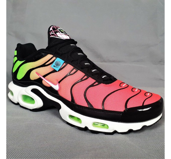 Кроссовки Air Max Plus Gs Green Strike Flash Crimson CD0609-010